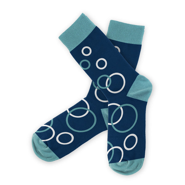 Blue Bubble Socks